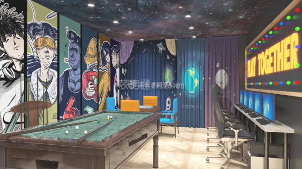 臺球廳裝修多少錢