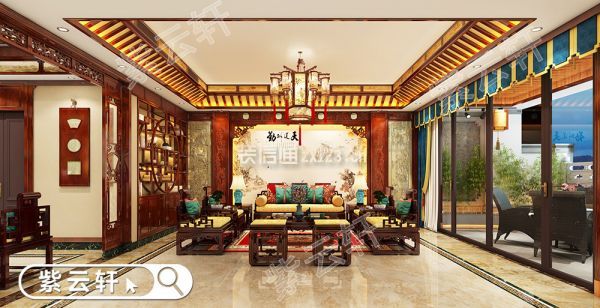 中式家庭装修风格 客厅