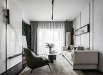 海伦国际85平现代风格二居室装修案例