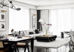 海伦国际125平现代风格三居室装修案例