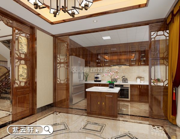 中式别墅装修 厨房