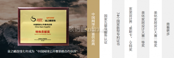 重慶業(yè)之峰裝飾公司榮譽(yù)