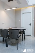 恒盛尚海湾110平三居室现代风格装修案例