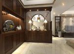 [上海龙发装饰]进门是客厅，巧妙设计隔断，打造完美家居空间