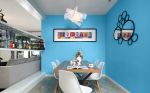 龙湖紫都城123平美式风格三居室装修案例