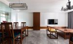 中海九樾116平米中式风格三室两厅装修案例