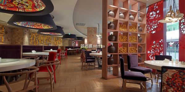 中餐厅装修新中式风格800㎡设计方案