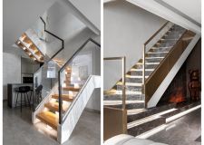 [重慶俏業(yè)家裝飾]超實用的樓梯燈光設計方案，你更喜歡哪種呢？