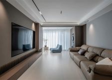 [北京今朝裝飾]114㎡現代風格：全房無主燈設計，靜謐與簡雅的無聲呈現！