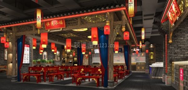 460m2火鍋店裝修案例(高恒裝飾)