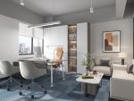 400平办公室现代风格装修案例