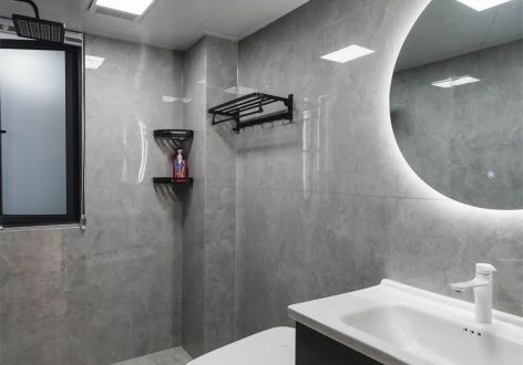 晶泽槿樾87平米现代风格三室两厅装修案例