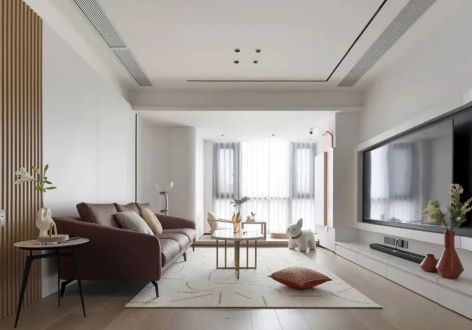 德威江誉城126平米现代风格四室两厅装修案例