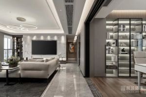 裝飾公司材料展廳布局