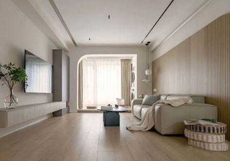 锦绣首玺120平米日式风格三室两厅装修案例
