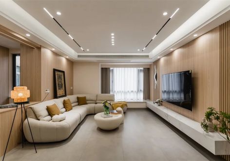 东海富汇豪庭156平米现代风格四室两厅装修案例