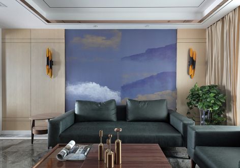 龙湾写意现代四居室170平米装修案例