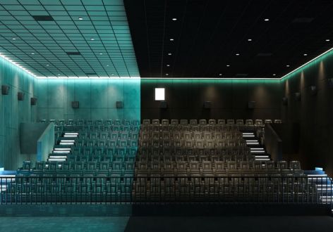 奥斯卡西美影院2700平米现代简约风格装修案例