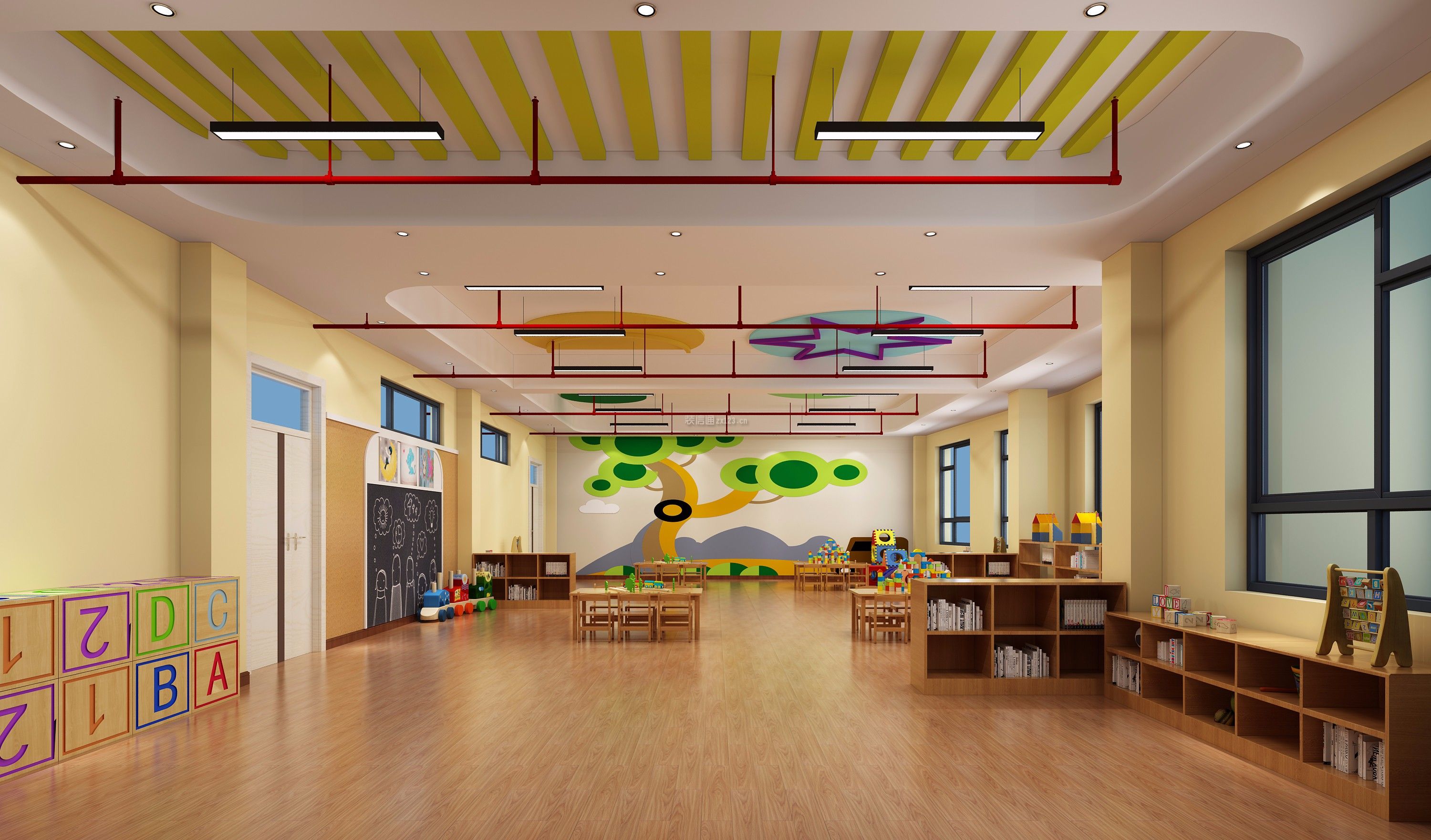 幼儿园装修设计 幼儿园装修设计图 幼儿园装修设计效果图