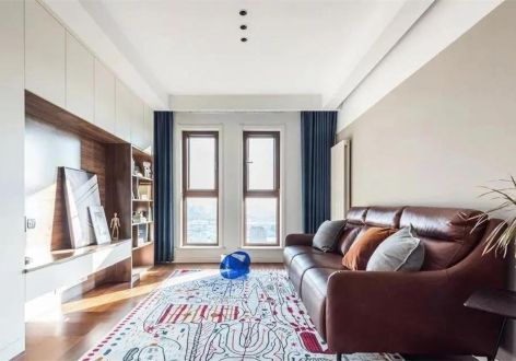 新视界89㎡两居室欧式风格装修案例