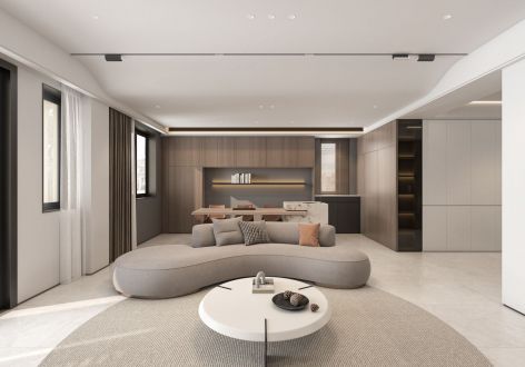 600平独栋别墅项目现代风格设计案例
