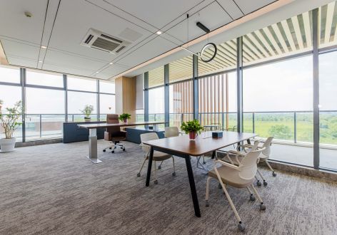 郑州办公空间800平米现代风格装修案例