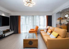 [東莞魯班裝飾]115㎡現(xiàn)代原木裝修案例，高級審美設計！