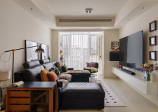 [武漢江南美裝飾]70㎡日系風(fēng)混搭設(shè)計(jì)，溫馨舒適！