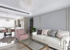 [太原都市時空裝飾]140㎡美式風格裝修案例，輕奢美式設(shè)計