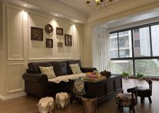 【南康3306張工設(shè)計(jì)事務(wù)所】濱江院子126㎡美式復(fù)古裝修實(shí)景落地分享