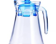 乐美雅玻璃器之冷水壶 L0275 鸭嘴凝彩壶