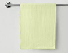 爱彼此毛巾 Rhine莱茵系列全棉抑菌型绿色纱布面巾图片