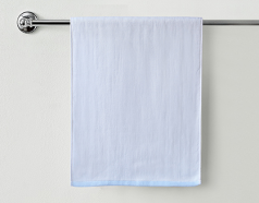 爱彼此毛巾 Rhine莱茵系列全棉抑菌型蓝色纱布面巾图片
