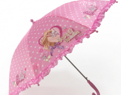 尚语雨伞 时尚可爱芭比娃娃童伞图片赏析_规格_参数