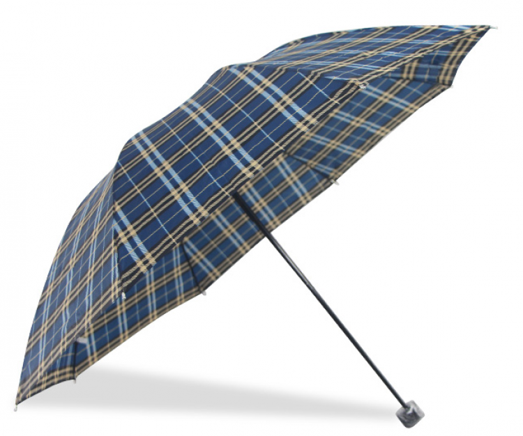太阳城伞 超强抗风晴雨两用折叠伞 英伦商务格子雨伞图片_尺寸