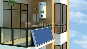 壁掛式太陽能熱水器