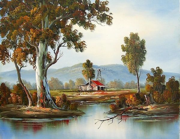 風(fēng)景油畫圖片