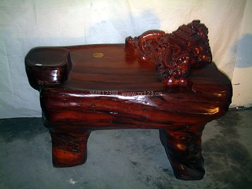 榆木茶幾效果圖