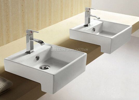 半嵌入式洗臉盆的選購知識