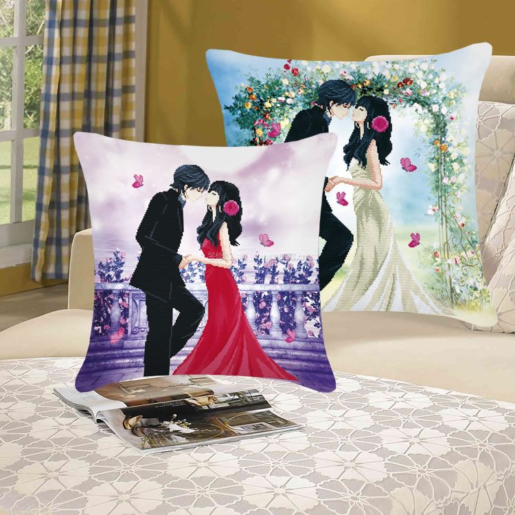 十字繡抱枕簡介