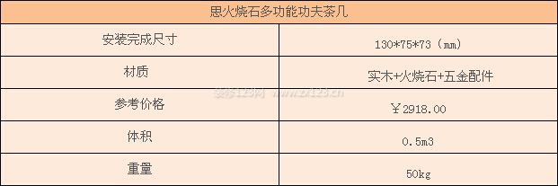 火燒石功夫茶幾價(jià)格