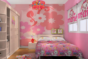 粉色卧室装修案例欣赏
