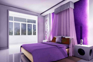 深紫色沙发