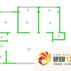 永开商住楼 3室 户型图