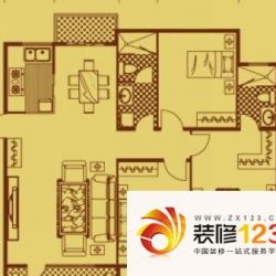 于屯小区户型图3室户型图 3室2厅1卫1厨