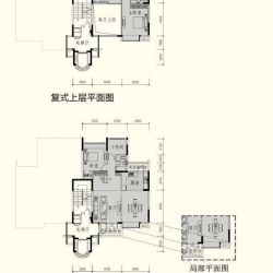 御峰园户型图B户型 4室2厅3卫1厨