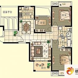 观山名筑F1户型户型图