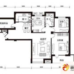 长城世纪华府户型图户型 3室2厅1卫1厨