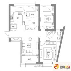 坝上街环球中心户型图