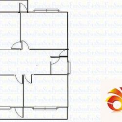 上街镇工贸路干部楼 3室 户型图